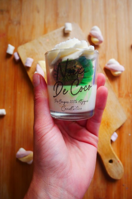 Bougie XS noix de coco