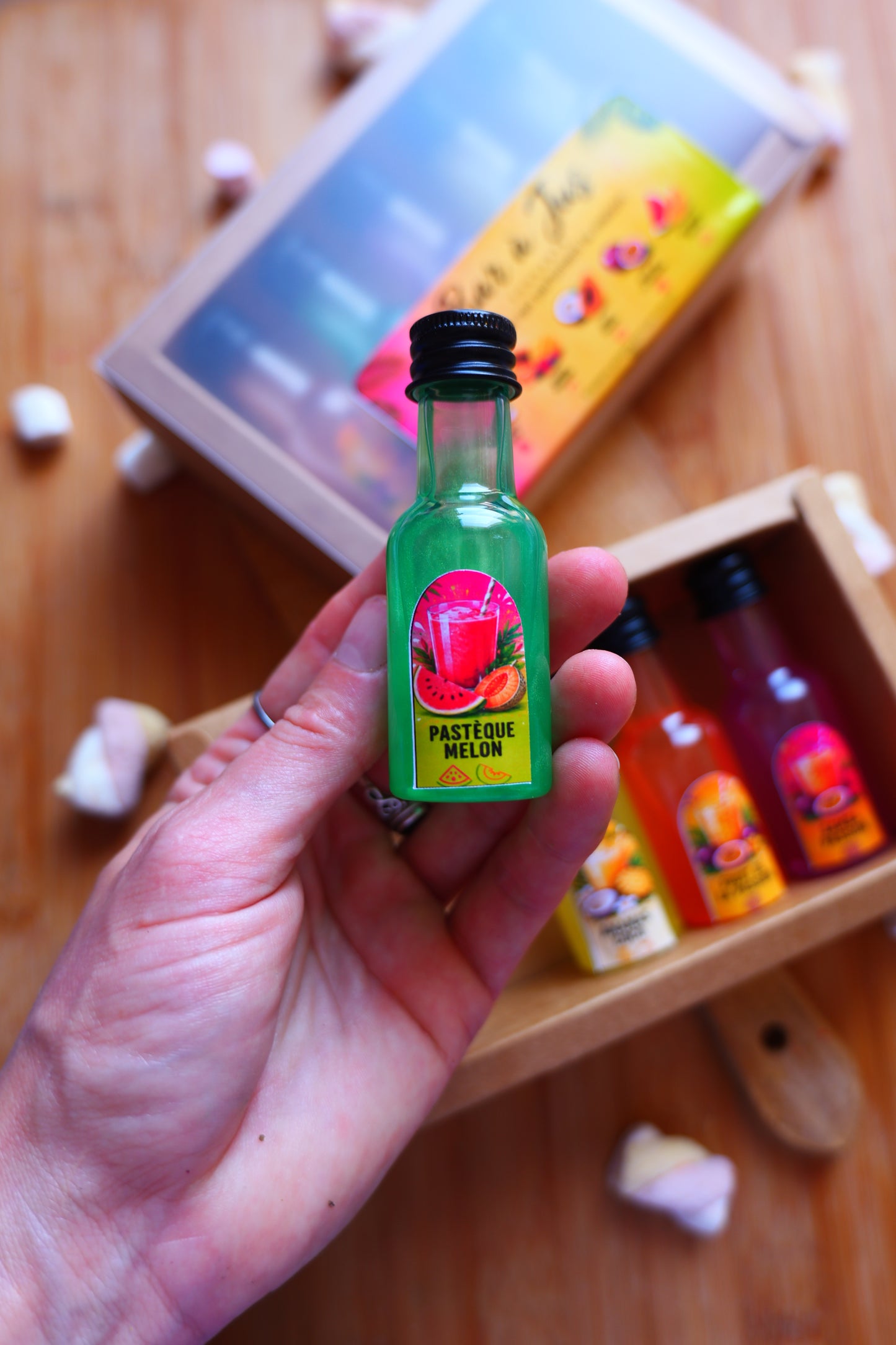 Coffret Bar à jus - liqueurs fondantes