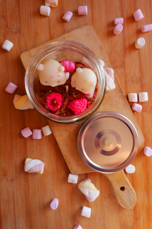 Bougie Cœur de Framboises