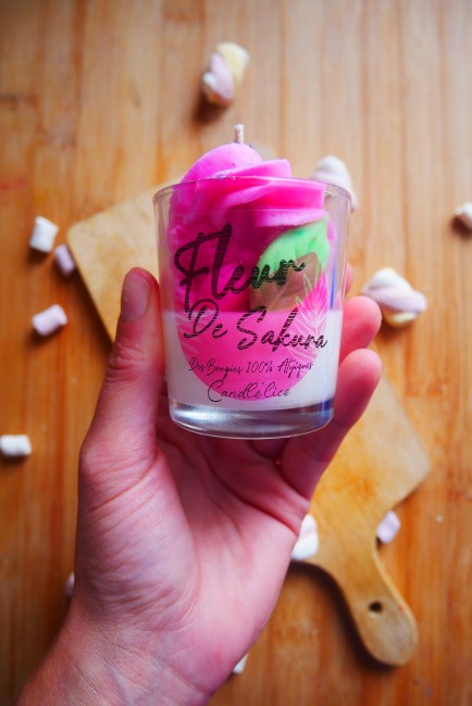 Bougie XS milk fleur de sakura