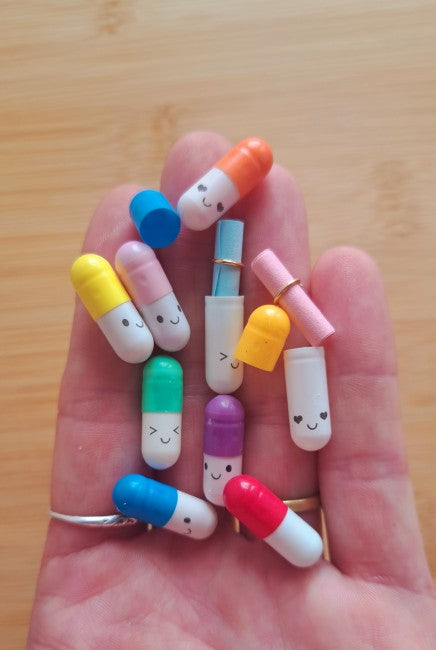 Capsule message pour bougie