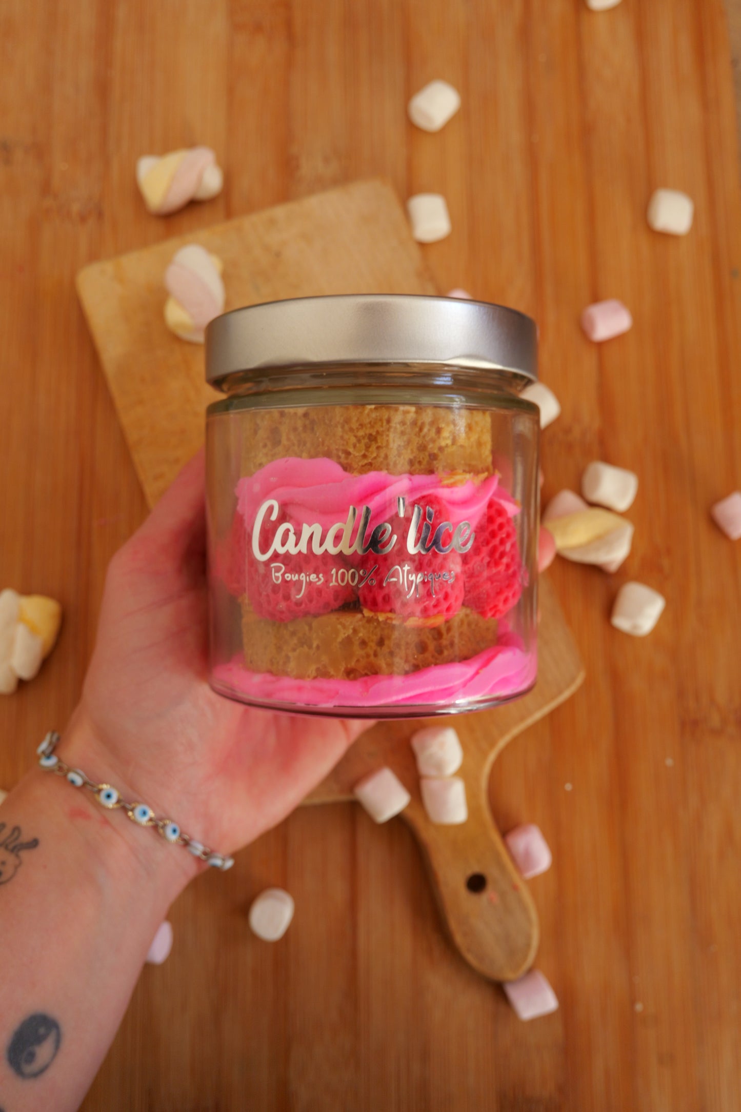 Bougie confiture de fraise 🍓