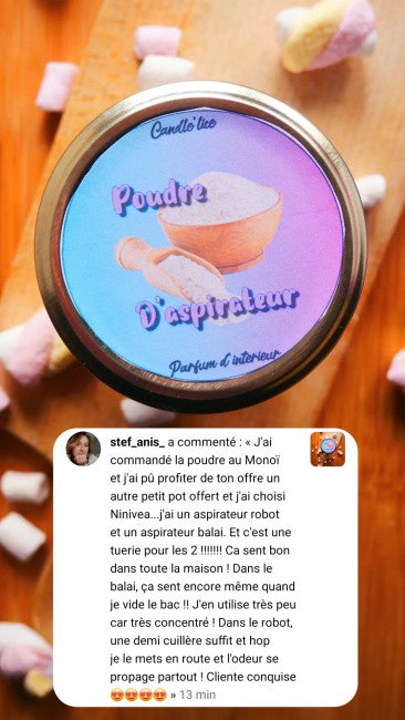 Poudre d'aspirateur de luxe