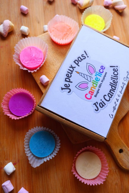 coffret signature "je peux pas j'ai Candle'lice"