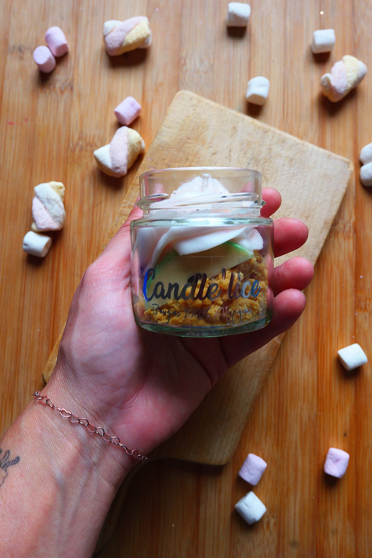 Bougie xs crumble aux pommes