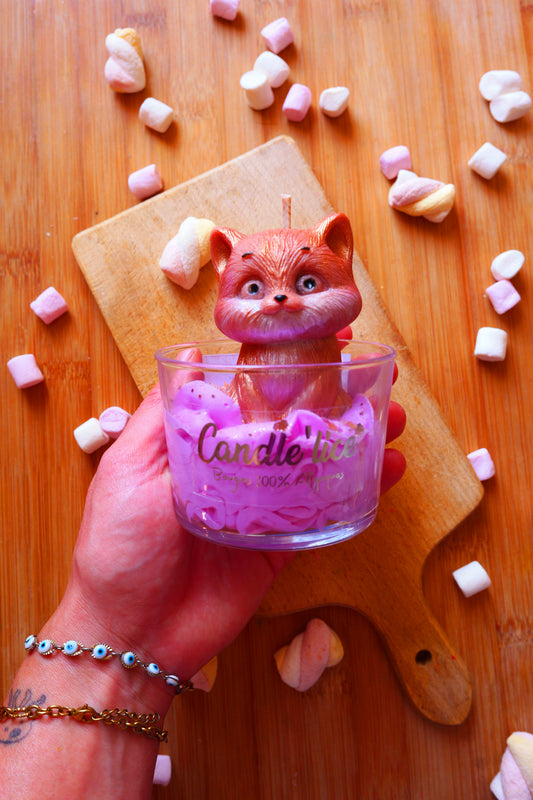 Bougie Chat aux Fruits