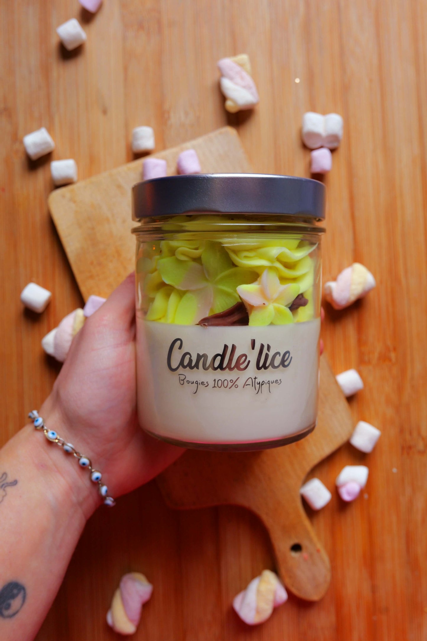 Bougie milkshake vanille