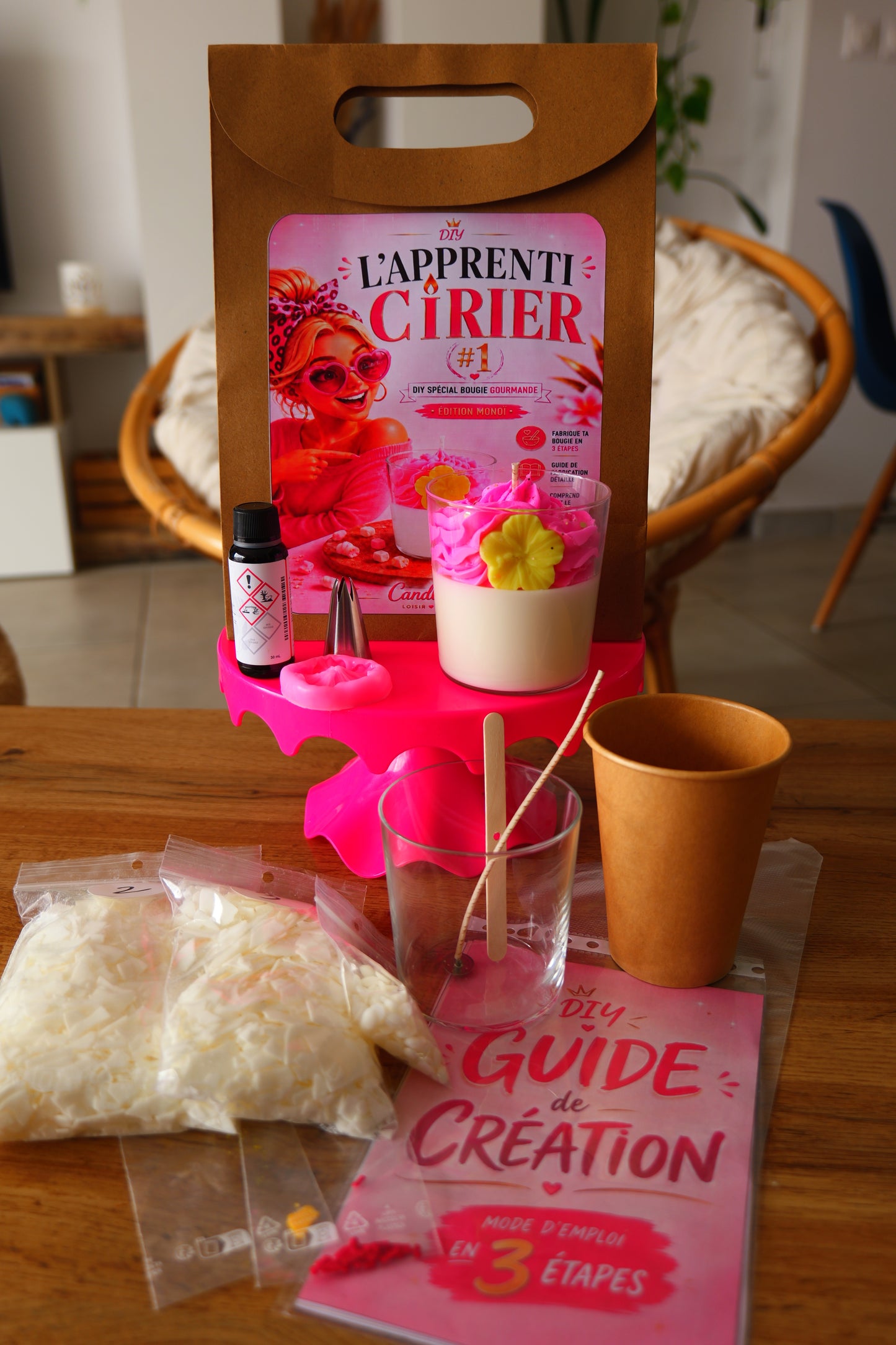 Kit de l'apprenti cirier #1 - bougie gourmande