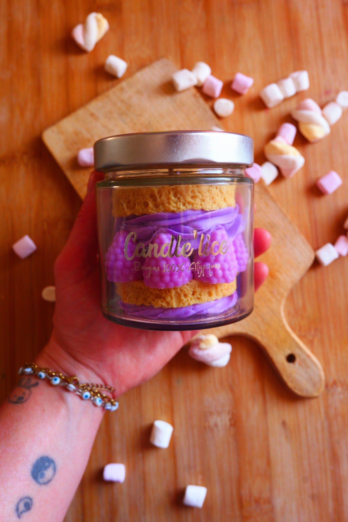 Bougie confiture de Mures