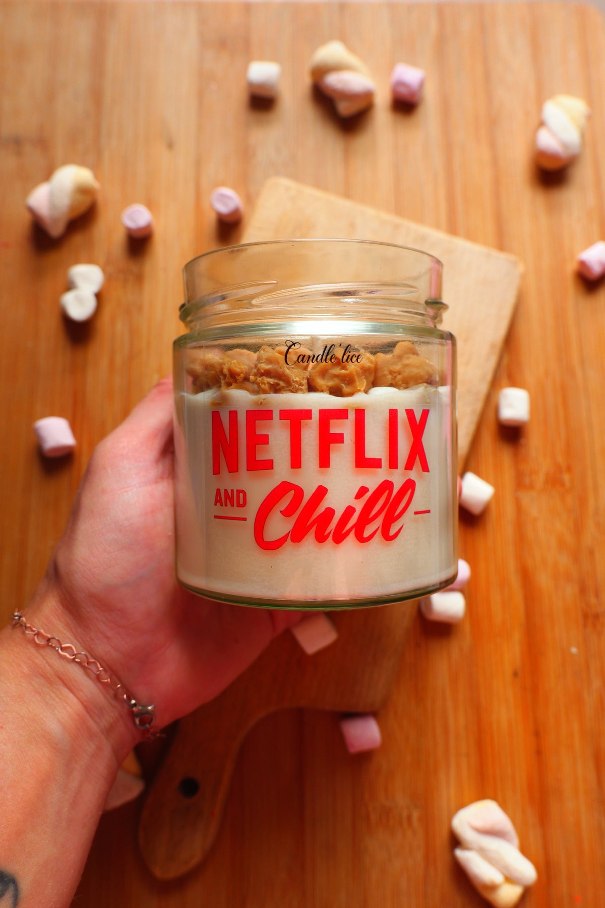 Bougie pop corn