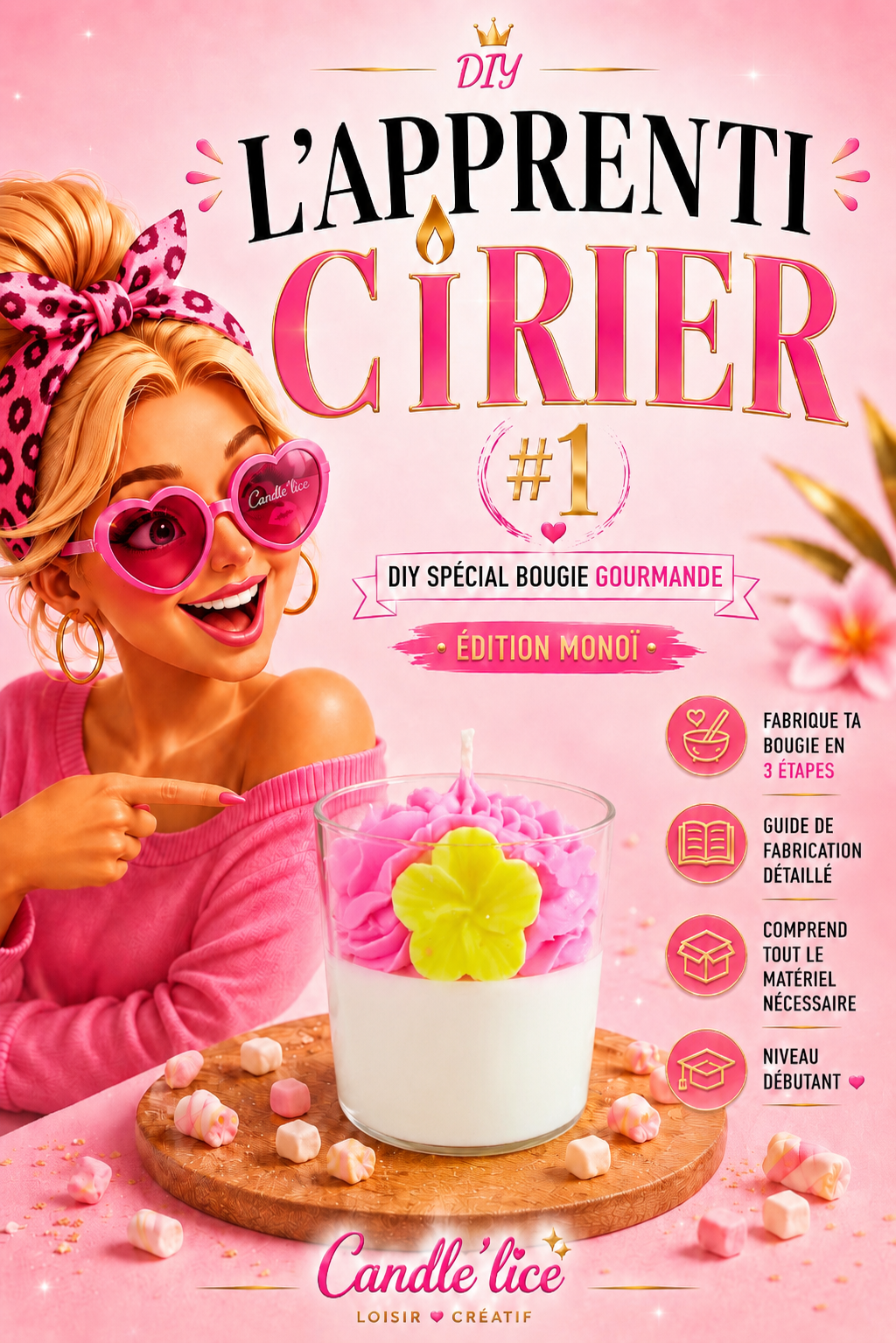 Kit de l'apprenti cirier #1 - bougie gourmande