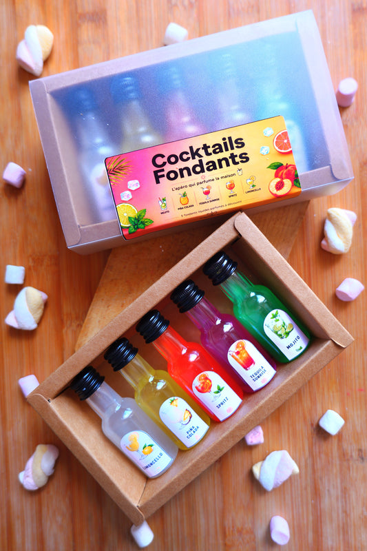 Coffret "l'apéro qui parfume" liqueurs fondantes