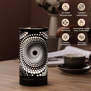 Brule parfum électrique noir