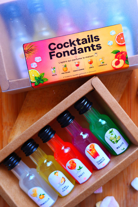 Coffret "l'apéro qui parfume" liqueurs fondantes