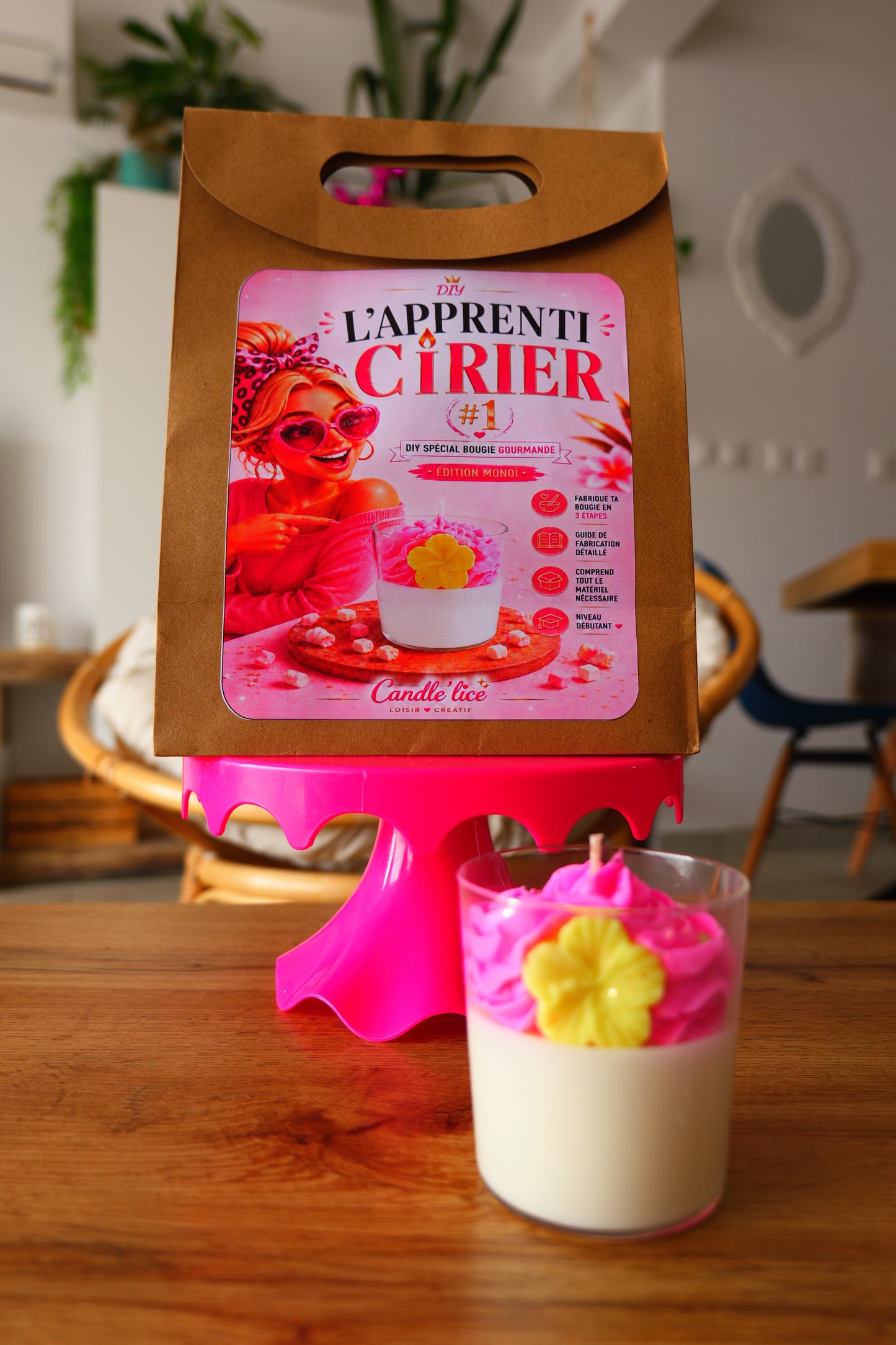 Kit de l'apprenti cirier #1 - bougie gourmande