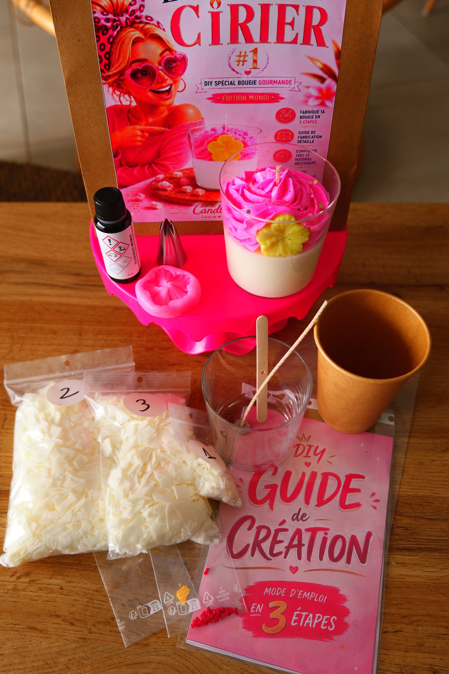 Kit de l'apprenti cirier #1 - bougie gourmande