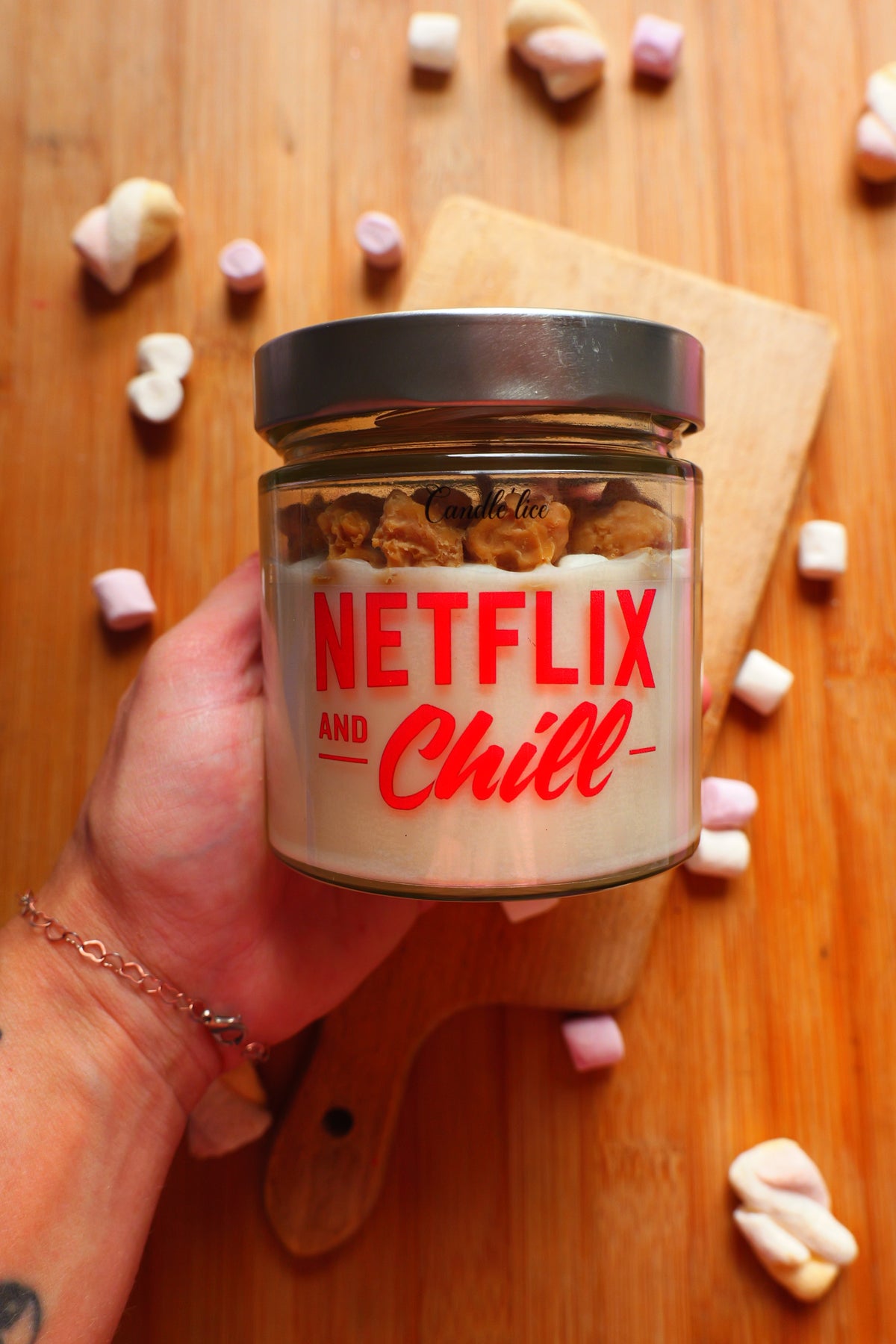 Bougie pop corn