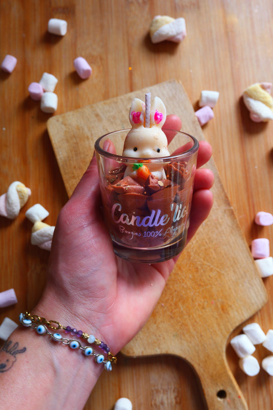 Bougie XS lapin choco