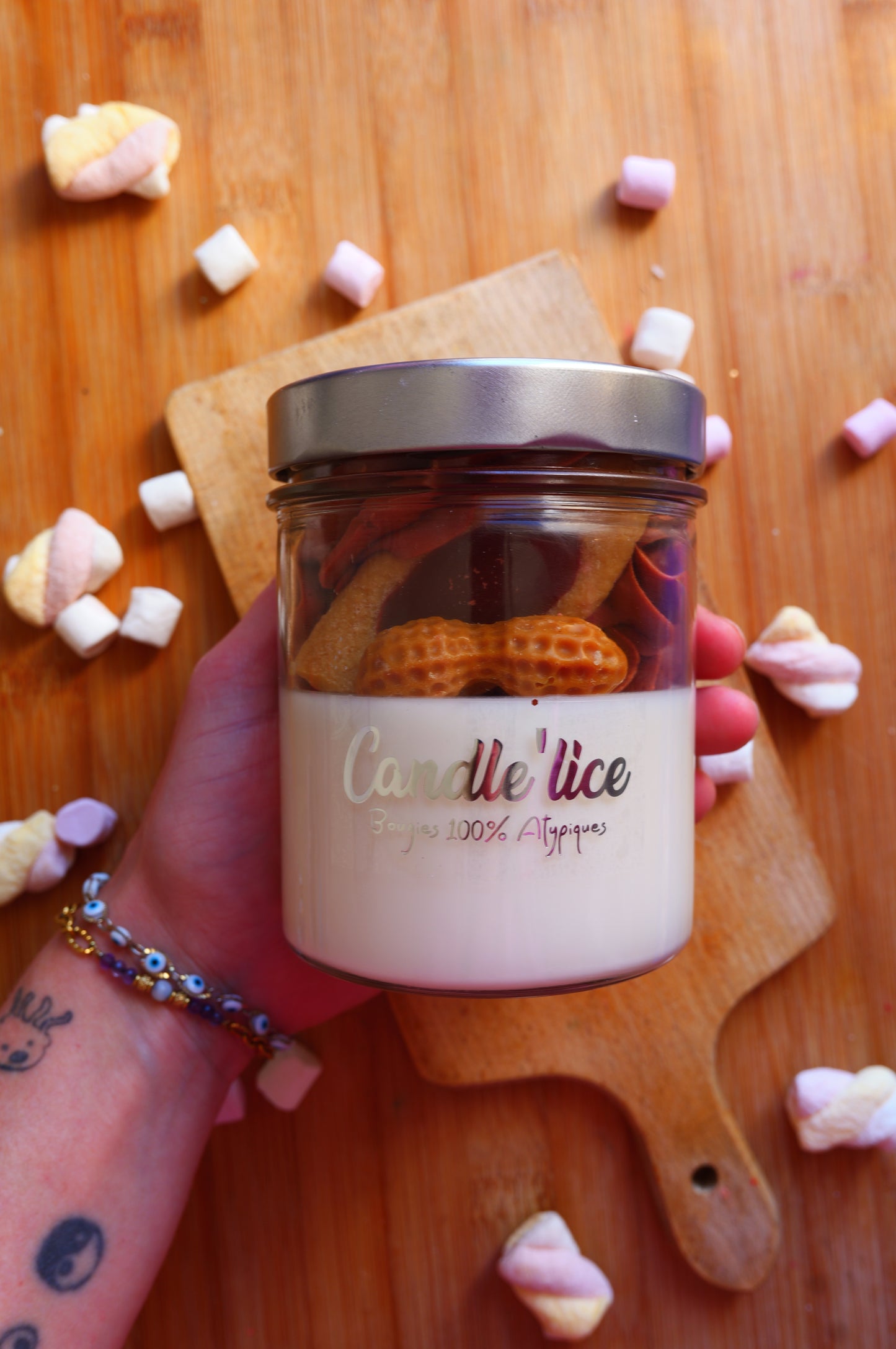 Bougie milk XL cacahuete choco