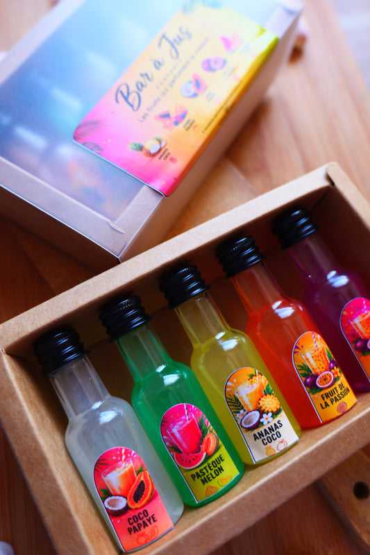 Coffret Bar à jus - liqueurs fondantes