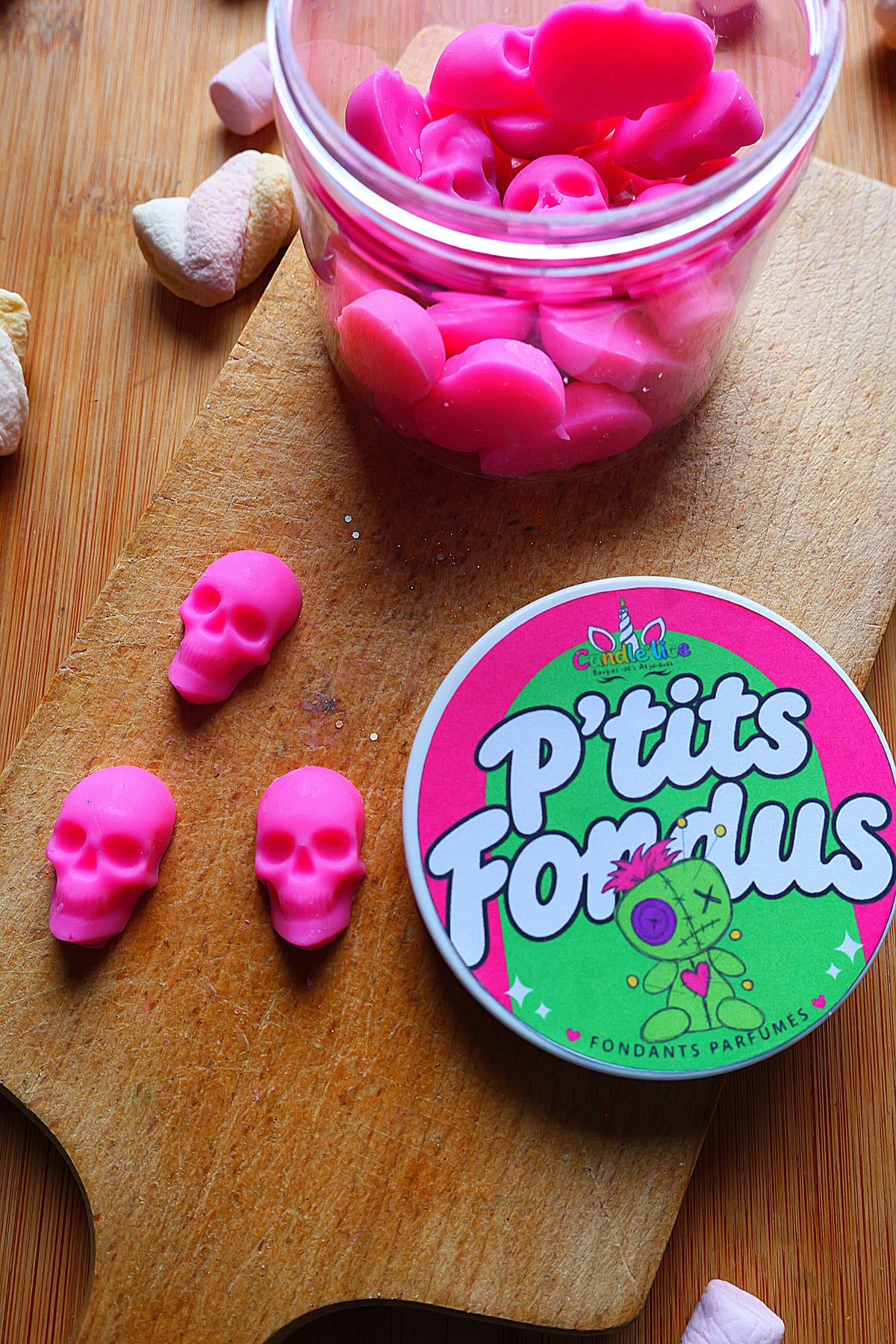 Box fondants mini skull