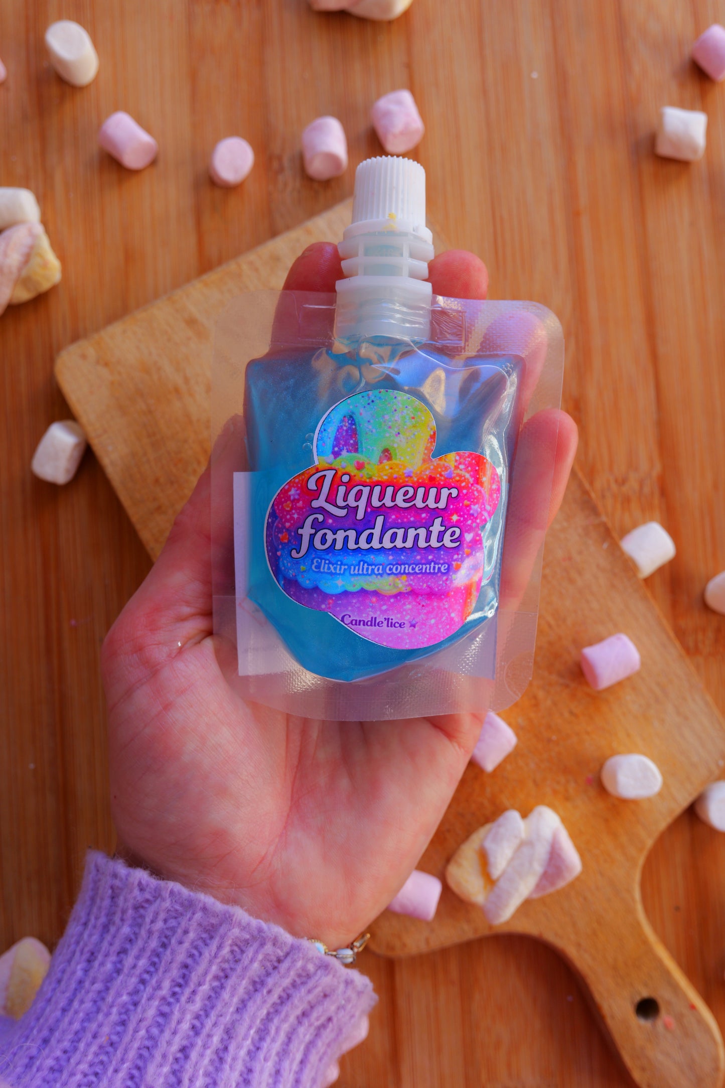 Liqueurs fondantes en gourdes