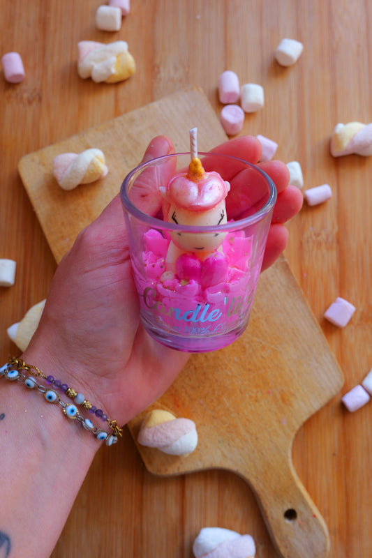 Bougie licorne XS Pet de licorne