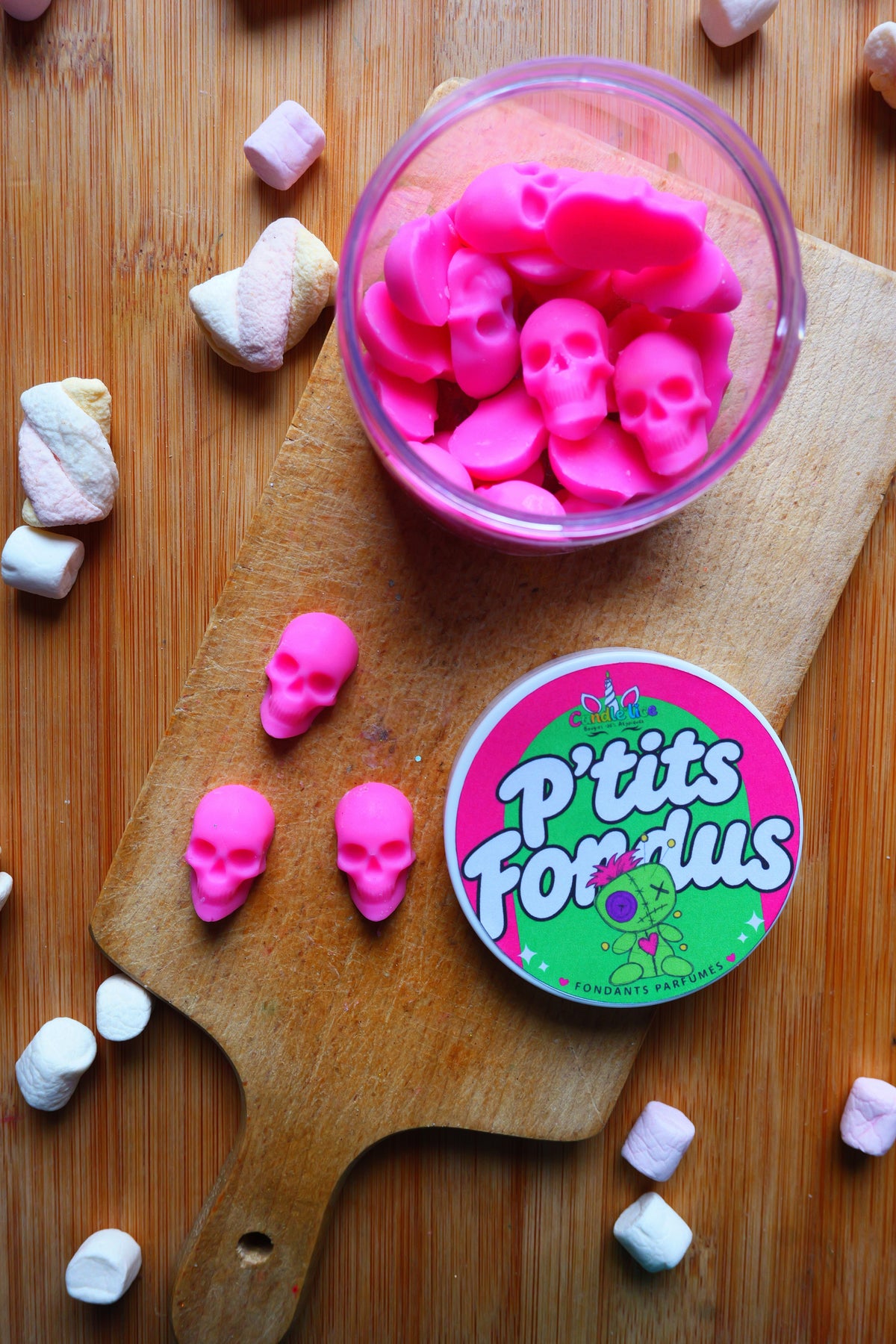 Box fondants mini skull