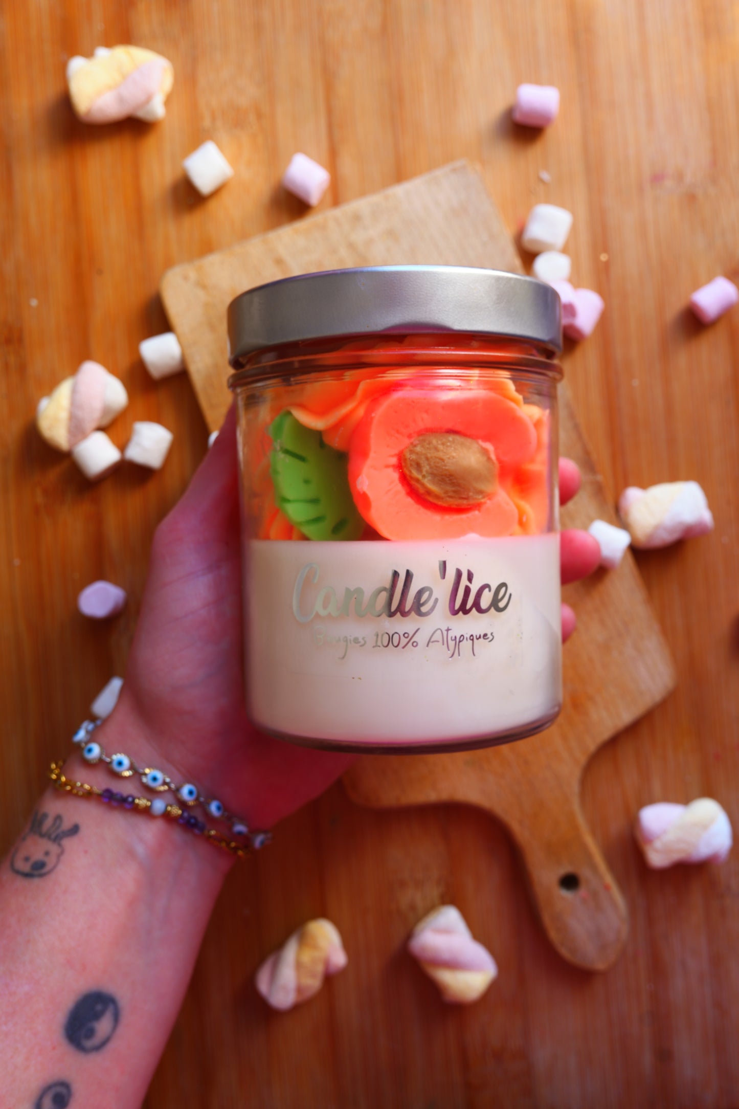 Bougie milk XL nectar d'abricot