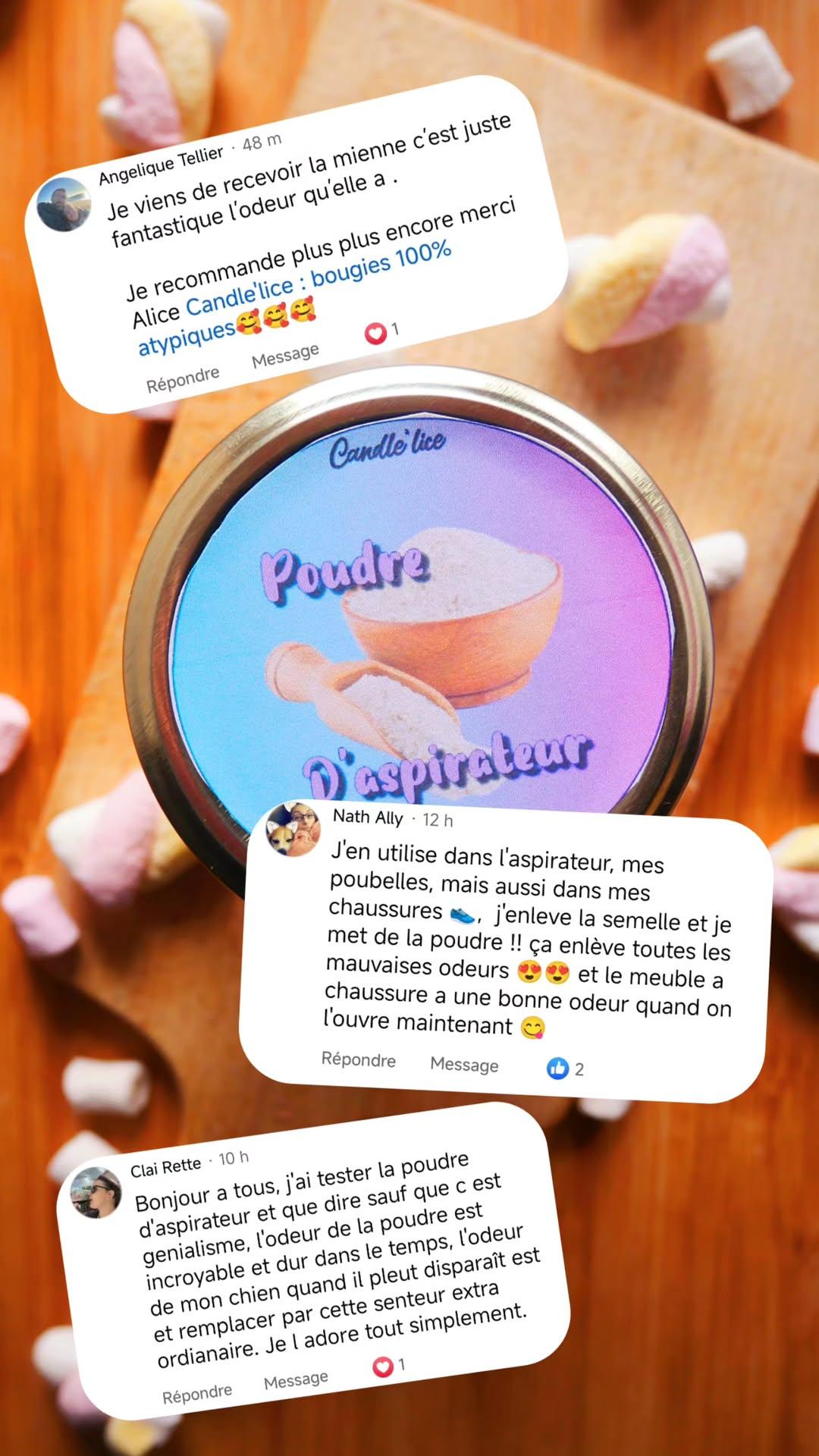 Poudre d'aspirateur 90g