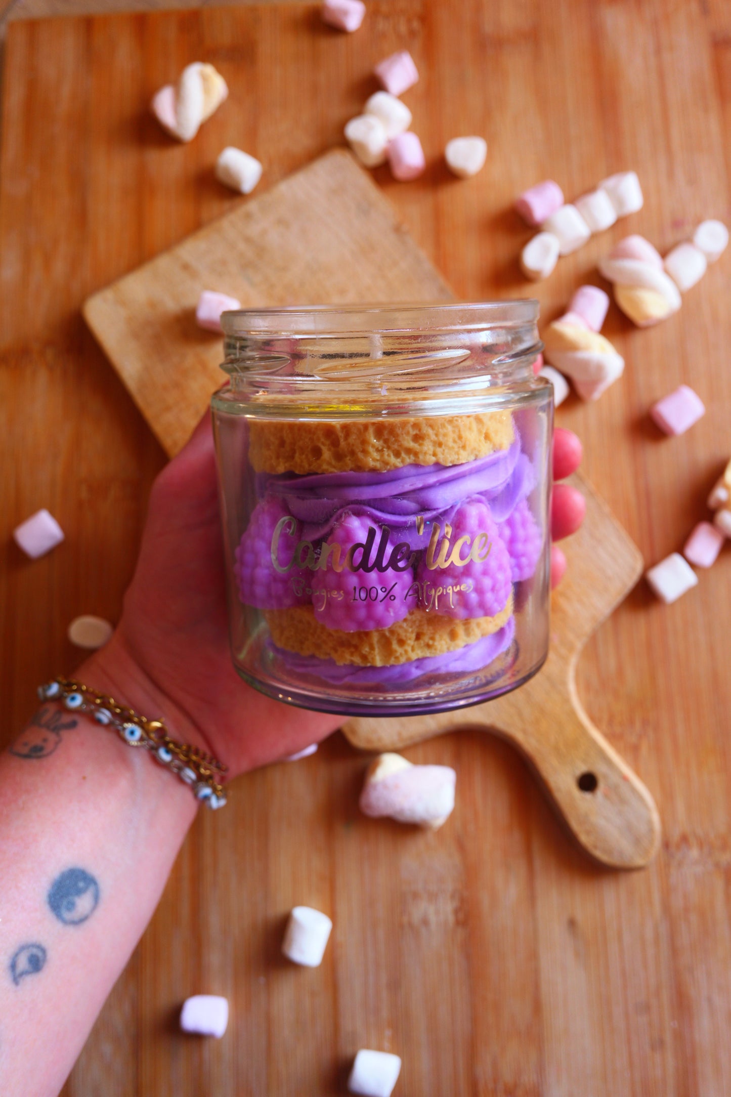 Bougie confiture de Mures