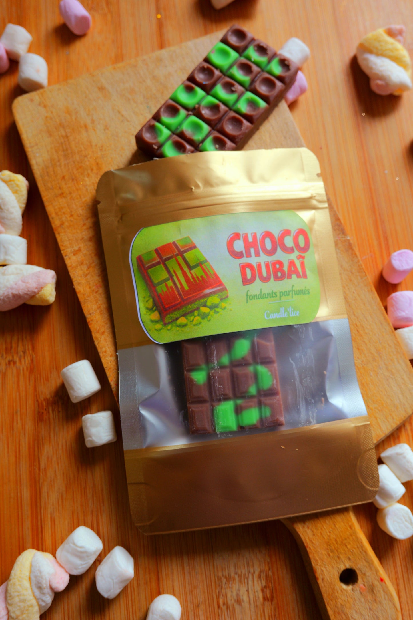 sachet fondants choco de dubai