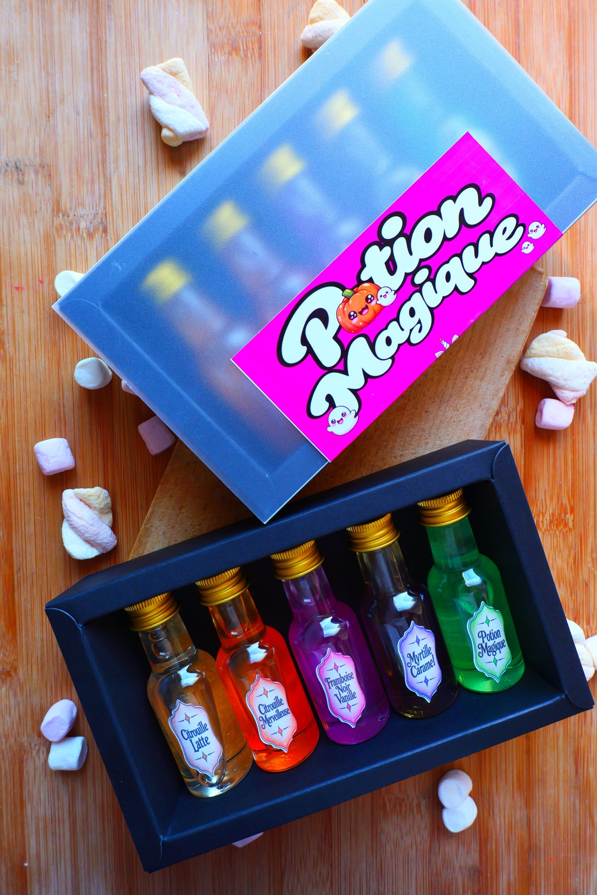 Coffret potion magique - liqueurs fondantes