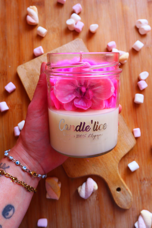 Bougie XL Orchidée